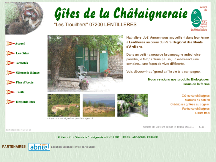 www.gitesdelachataigneraie.com