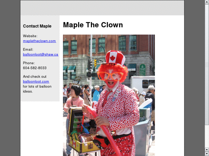 www.mapletheclown.com