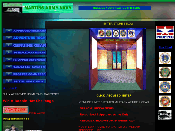 www.martinsarmynavy.net