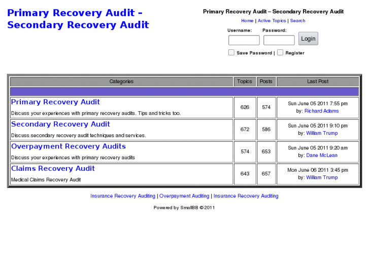 www.primaryrecoveryaudit.com