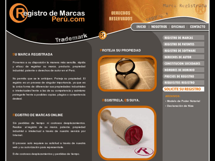 www.registromarcasperu.com