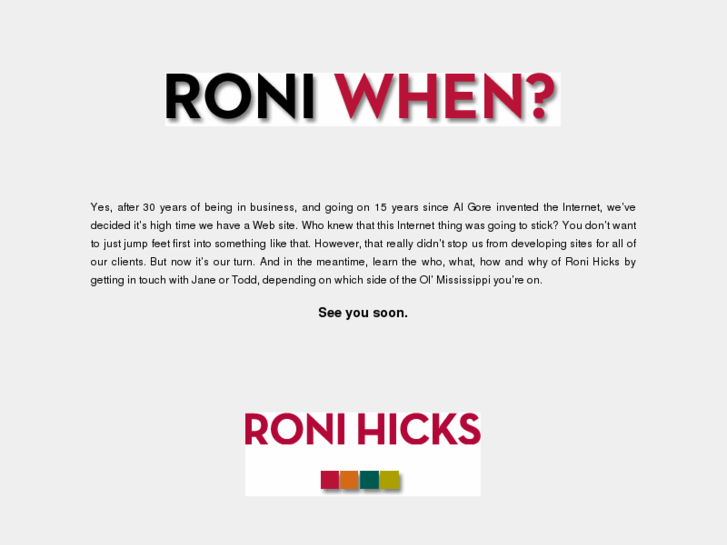 www.ronihicks.com