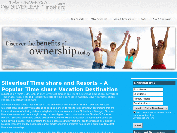 www.silverleaf-timeshare.com