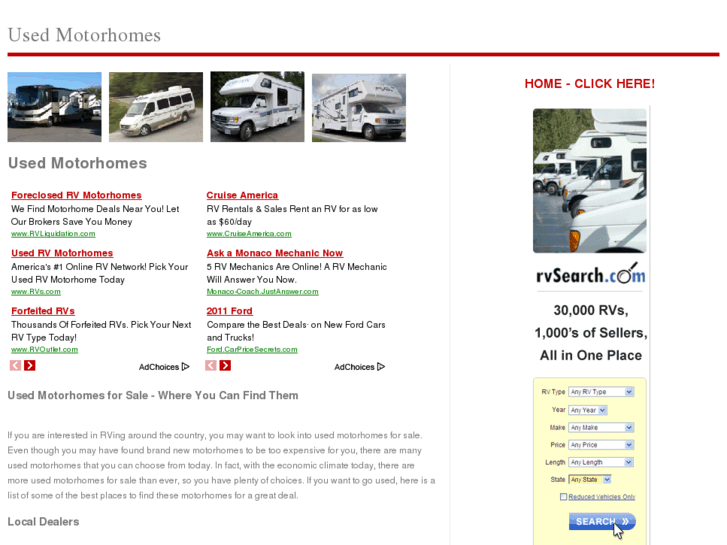 www.used-motorhomes.org