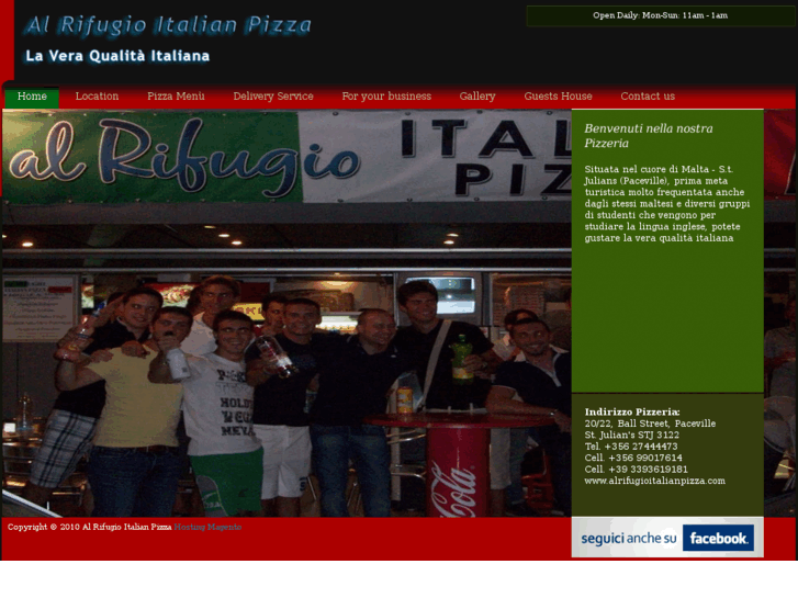 www.alrifugioitalianpizza.com