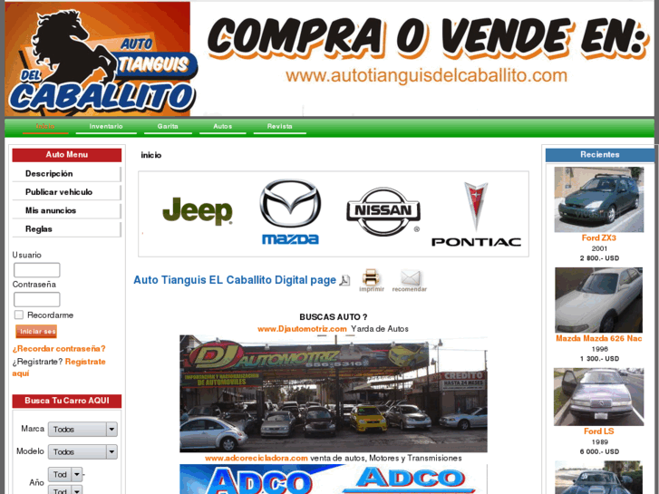 www.autotianguisdelcaballito.com