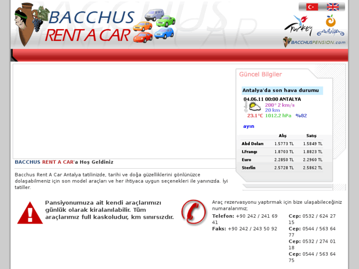 www.bacchusrentacar.net