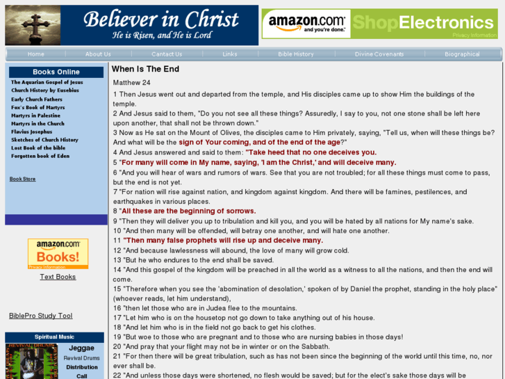 www.believerinchrist.com