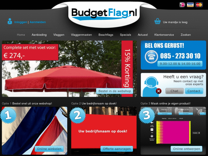 www.budgetflag.nl