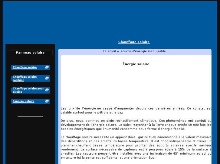 www.chauffage-solaire.org