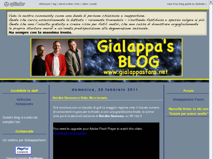 www.gialappasfans.net