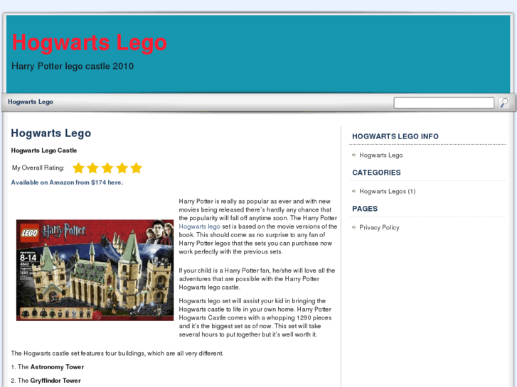 www.hogwartslego.com