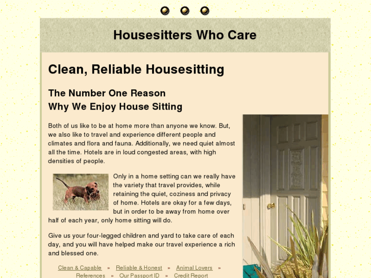 www.housesitterswhocare.com