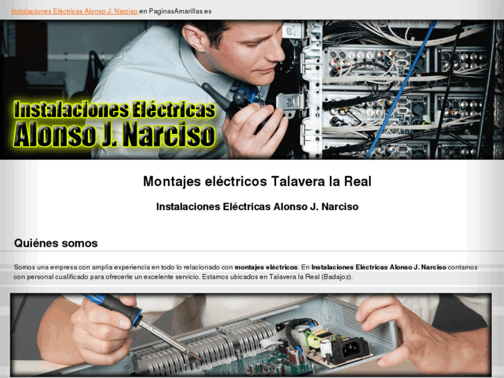 www.instalacioneselectricasalonsoj-narciso.com