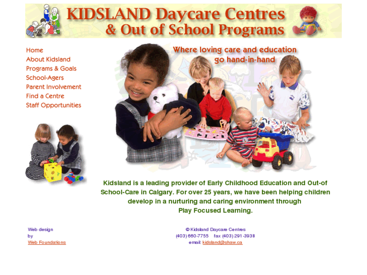 www.kidsland-daycares.com