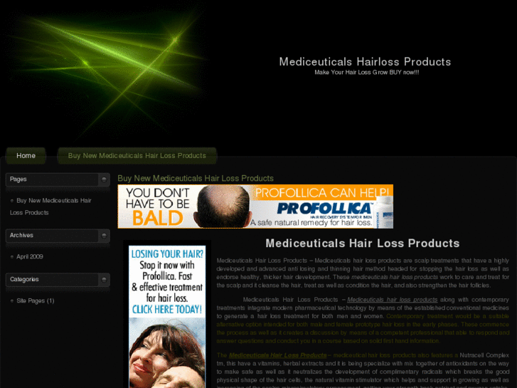 www.mediceuticalshairlossproducts.com