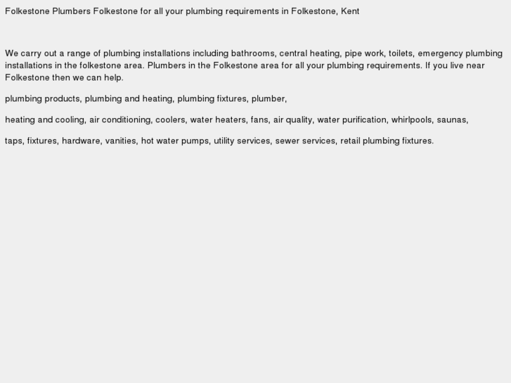 www.plumbersfolkestone.co.uk