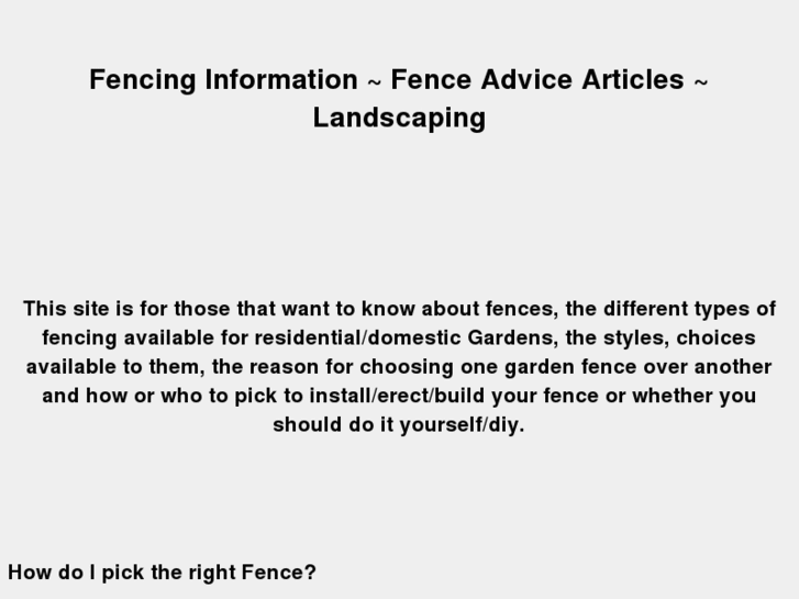 www.1-fences.info