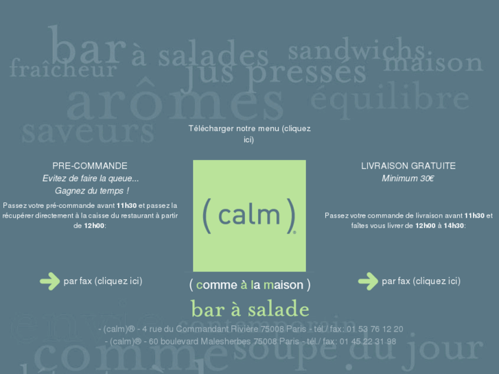 www.calm-restaurant.com