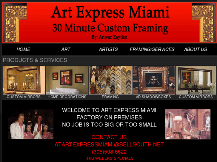 www.customframingmiami.net