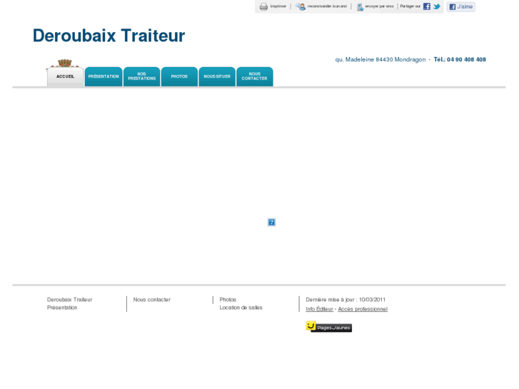 www.deroubaix-traiteur.com