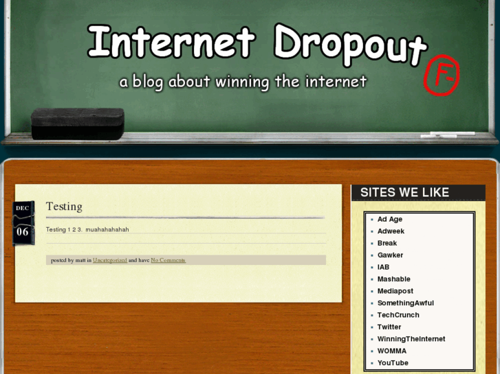 www.internetdropout.com