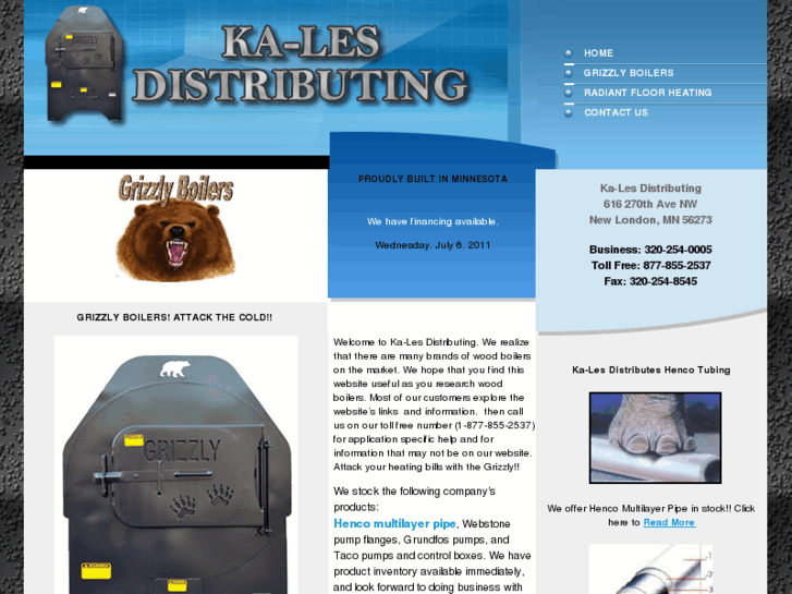 www.ka-lesdistributing.com