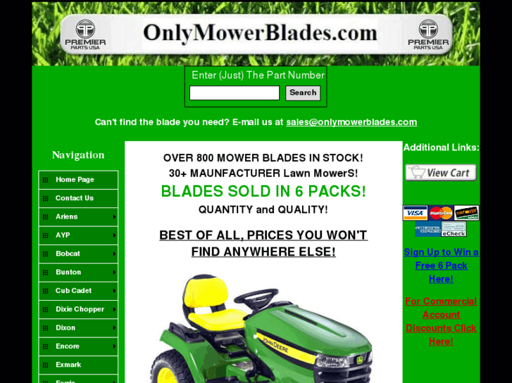 www.onlymowerblades.com