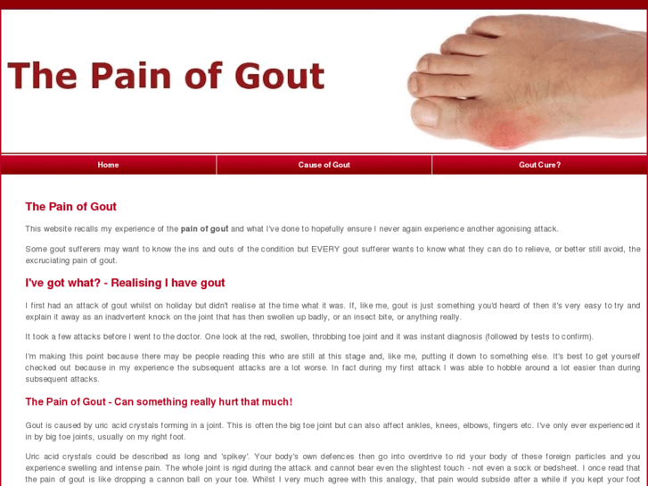 www.painofgout.info