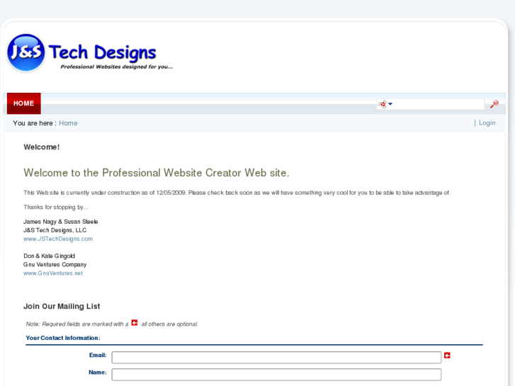www.professionalwebsitecreator.net