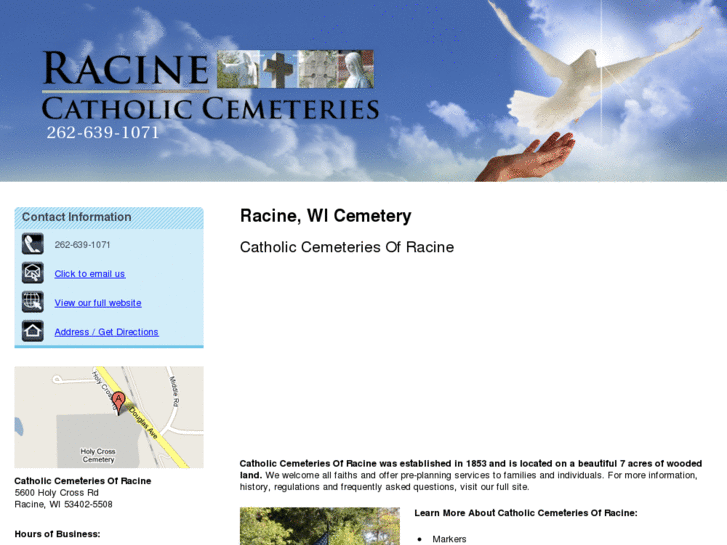 www.racinecemeteries.com