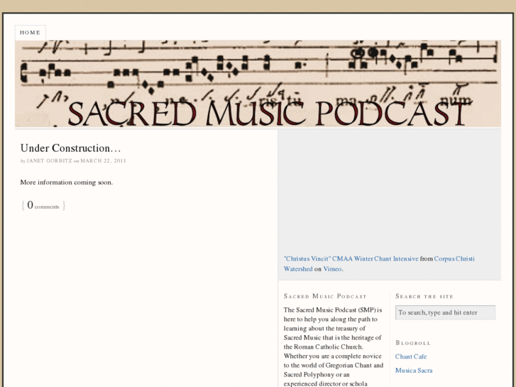 www.sacredmusicpodcast.com