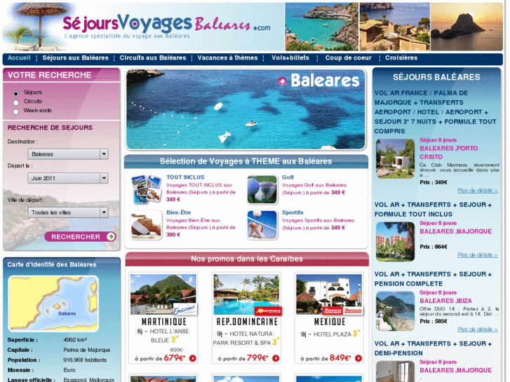 www.sejoursvoyagesbaleares.com