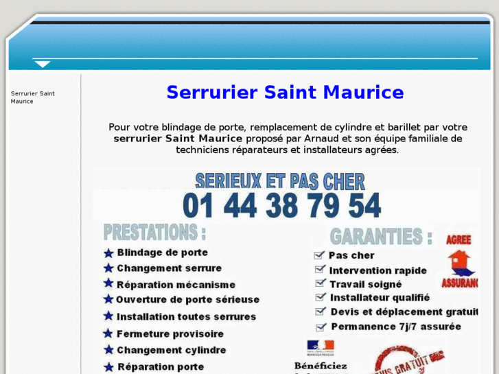 www.serruriersaintmaurice.com