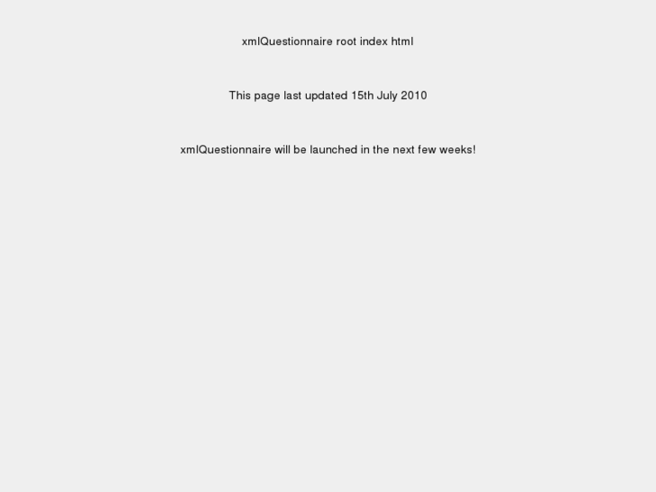 www.xmlquestionnaire.net