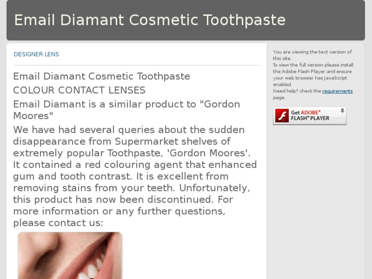 www.emaildiamanttoothpaste.com