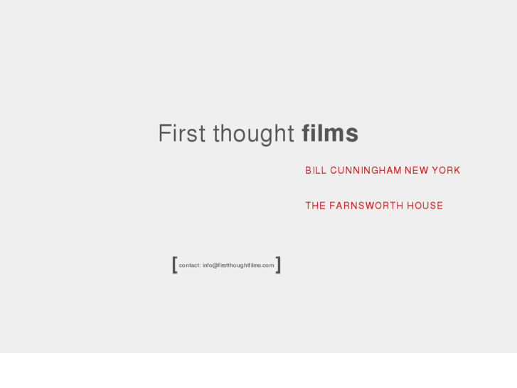 www.firstthoughtfilms.com