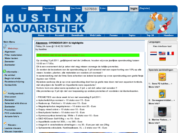 www.hustinx-aquaristiek.com