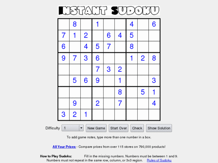 www.instantsudoku.com