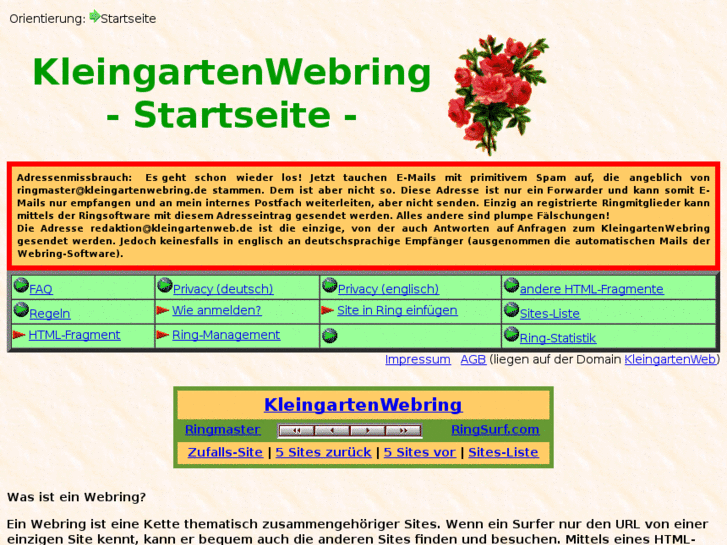 www.kleingartenwebring.de