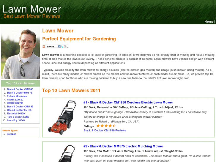 www.lawnmowers-reviews.com