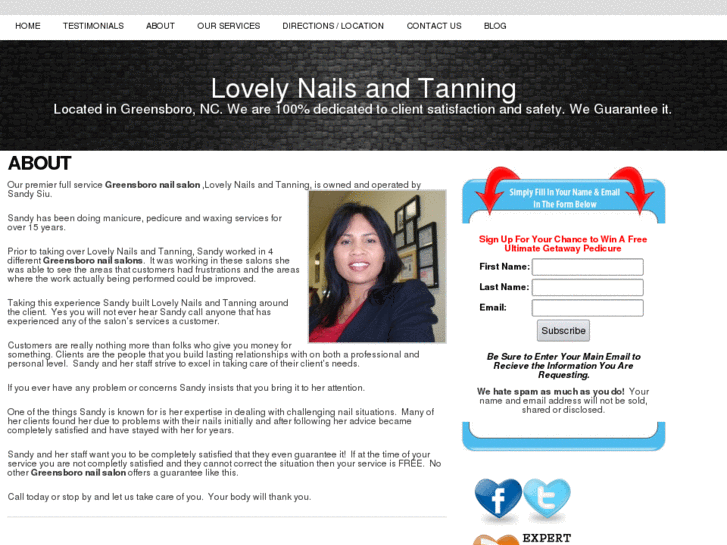 www.lovelynailsandtanning.com