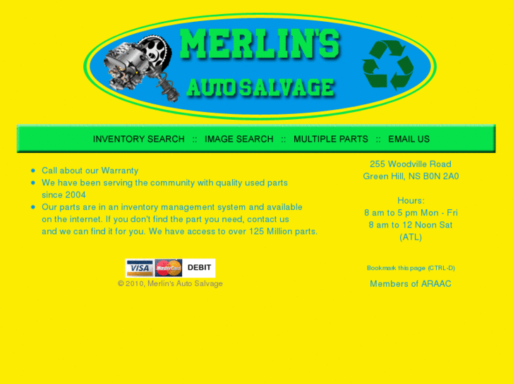 www.merlinsautosalvage.com