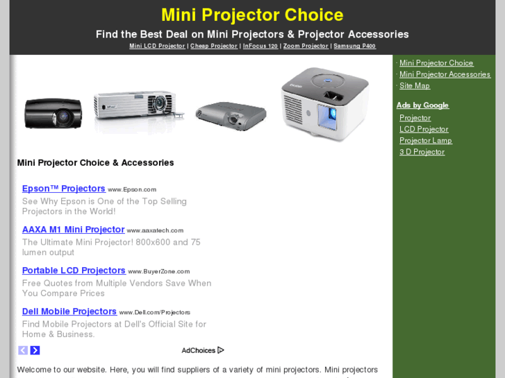 www.miniprojectorchoice.com