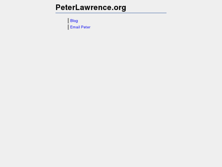 www.peterlawrence.org