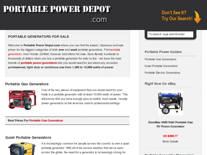 www.portablepowerdepot.com