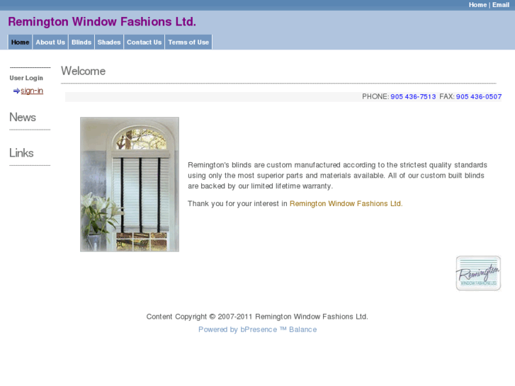 www.remingtonwindowfashions.com