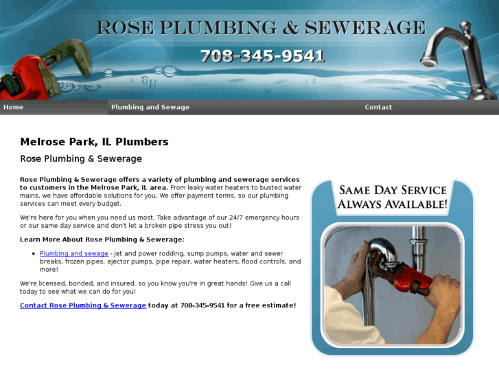 www.roseplumbingandsewerage.com