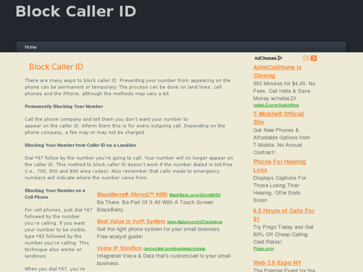 www.blockcallerid.org