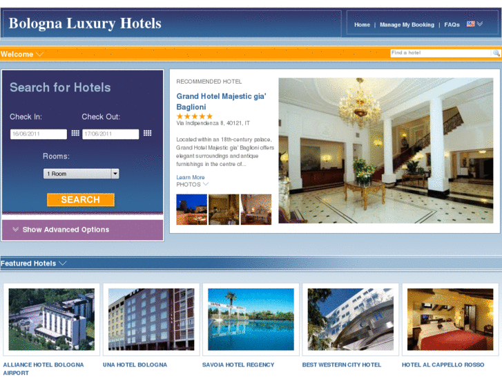 www.bolognaluxuryhotels.com